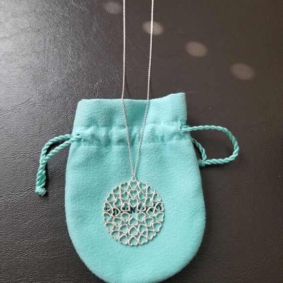 Tiffany & Co. Heart Round Necklace - Picture 1 of 6